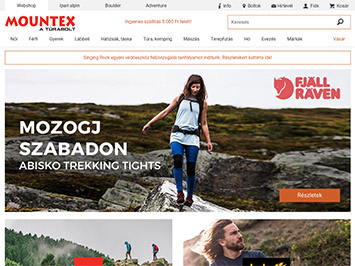 Mountex webshop