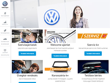 Volkswagen szervizek honlap